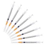 1ml Disposable Syringe with 25G Needle, 50 Pack