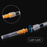 1ml Disposable Syringe with 25G Needle, 50 Pack