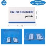 4 Pack Universal pH Test Strips 1-14