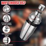 6-Piece Stainless Steel Cocktail Shaker Set