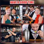 6-Piece Stainless Steel Cocktail Shaker Set