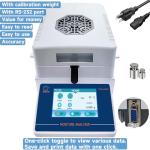 50g Halogen Moisture Analyzer with Touch Screen