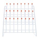 TEHAUX Portable Metal Test Tube Drying Rack 30x30cm
