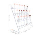 TEHAUX Portable Metal Test Tube Drying Rack 30x30cm