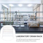 TEHAUX Portable Metal Test Tube Drying Rack 30x30cm