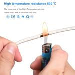 Mica High Temperature Insulated Wire, 10Ft 17AWG