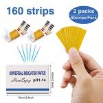 2 Pack Universal pH Test Strips for Multiple Uses