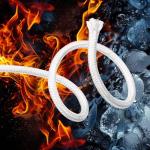 Mica High Temperature Insulated Wire, 10Ft 17AWG