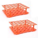 50-Hole Detachable Centrifuge Tube Rack - Orange