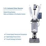 1L-100L Jacketed Glass Reactor with Digital Display
