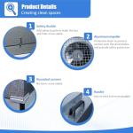 HEPA H14 Laminar Flow Hood with Filter 46"x22