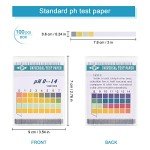 Universal pH Test Strips 0-14 - 100 Pack