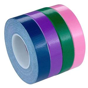 Colored Waterproof Duct Tape – 4 Roll Set