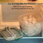 Yamteck Portable Ice Bucket with Lid and Tongs