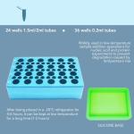 Aluminum Cooling Block for PCR Tubes, 24+36 Wells