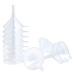 Mini Clear Funnels for Lab & Bottle Filling (12 Pack)