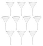 EISCO 10PK Acid-Resistant Filter Funnels, 2.6