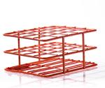 SP Bel-Art Half-Size Test Tube Rack, Orange