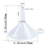 Mini Clear Funnels for Lab & Bottle Filling (12 Pack)