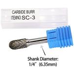 Wolfram Carbide Double-Cut Cylinder Grinding Bit