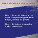 Nassfilm Dickenmesser Kamm, 1-80 mm Skala