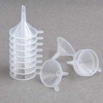 Mini Clear Funnels for Lab & Bottle Filling (12 Pack)