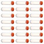 50Pcs 50ml Round Bottom Centrifuge Tubes