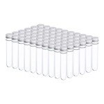 PATIKIL 60-Pack 45ml Plastic Test Tubes with Caps