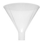 EISCO 4" Polypropylene Powder Funnel for Labs