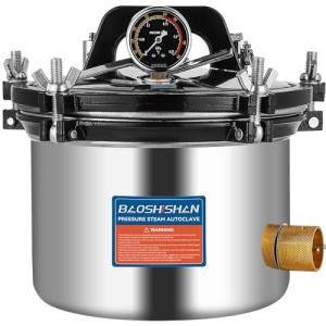 8L Stainless Steel Portable Lab Steam Autoclave