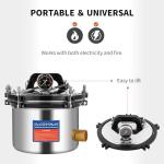 8L Stainless Steel Portable Lab Steam Autoclave