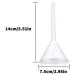 Young4us Plastic Funnel Set – 3 Lab Funnels