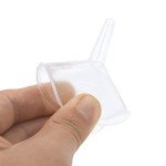 Mini Clear Funnels for Lab & Bottle Filling (12 Pack)