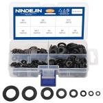 500Pcs Black Metric Flat Washer Assortment Kit