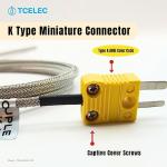 K-Type Thermocouple Sensor Probe with Connector