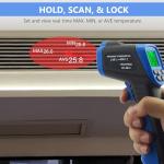 Holdpeak 981C Non-contact Digital Infrared Thermometer