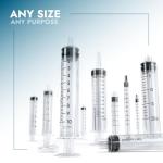 1ml Sterile Luer Lock Syringes, 100 Pack