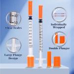 U-100 1ml Syringes 31G, 5/16 Inch, Pack of 25