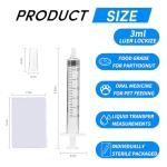 10 Pack of 3ml No-Needle Syringes with Caps