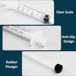 Pack of 10 Sterile 3ml Syringes with Caps