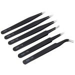 Precision 6-Piece Anti-Static Tweezers Set