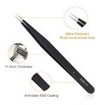 Precision 6-Piece Anti-Static Tweezers Set