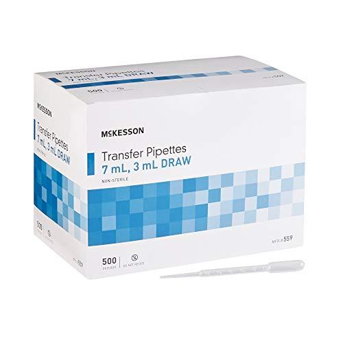McKesson 7 mL Non-Sterile Transfer Pipettes, 500 Count