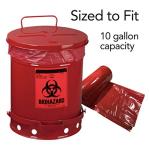 Resilia Medical Biohazard Disposal Bags - 10 Gallon