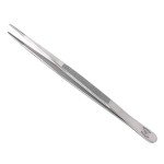 High Precision Stainless Steel Lab Tweezers, 6 in