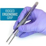 5.5" Stainless Steel Serrated Surgical Tweezers & Forceps