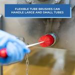 Vikan Blue Tube Brush 2.4" - PP/PBT