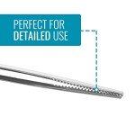 5.5" Stainless Steel Serrated Surgical Tweezers & Forceps