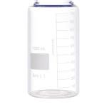 2 Pack 1000ml Borosilicate Glass Lab Storage Bottles