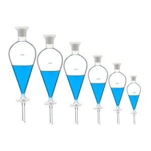 250ML Borosilicate Glass Conical Separating Funnel